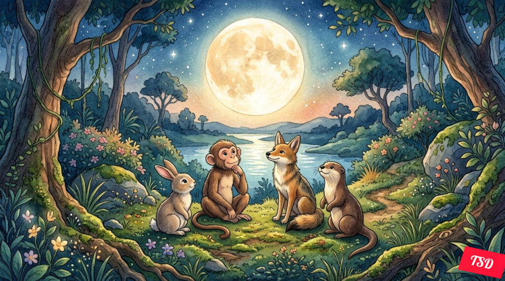the rabbit on the moon story