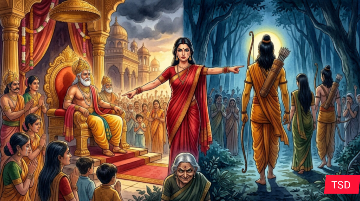 राम को 14 साल का वनवास क्यों मिला — कैकेयी दशरथ और राम की पूरी कहानी