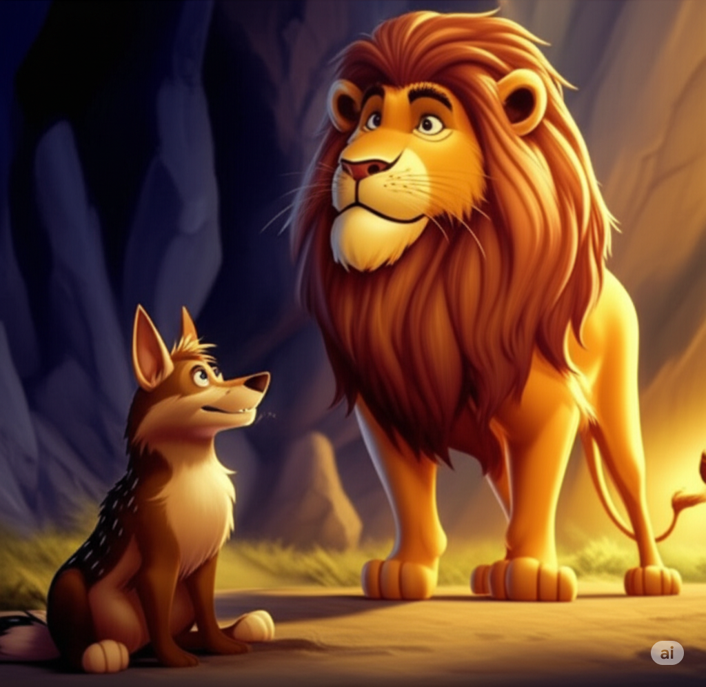 "The Jackal and the Lion: The Dangers of Arrogance"