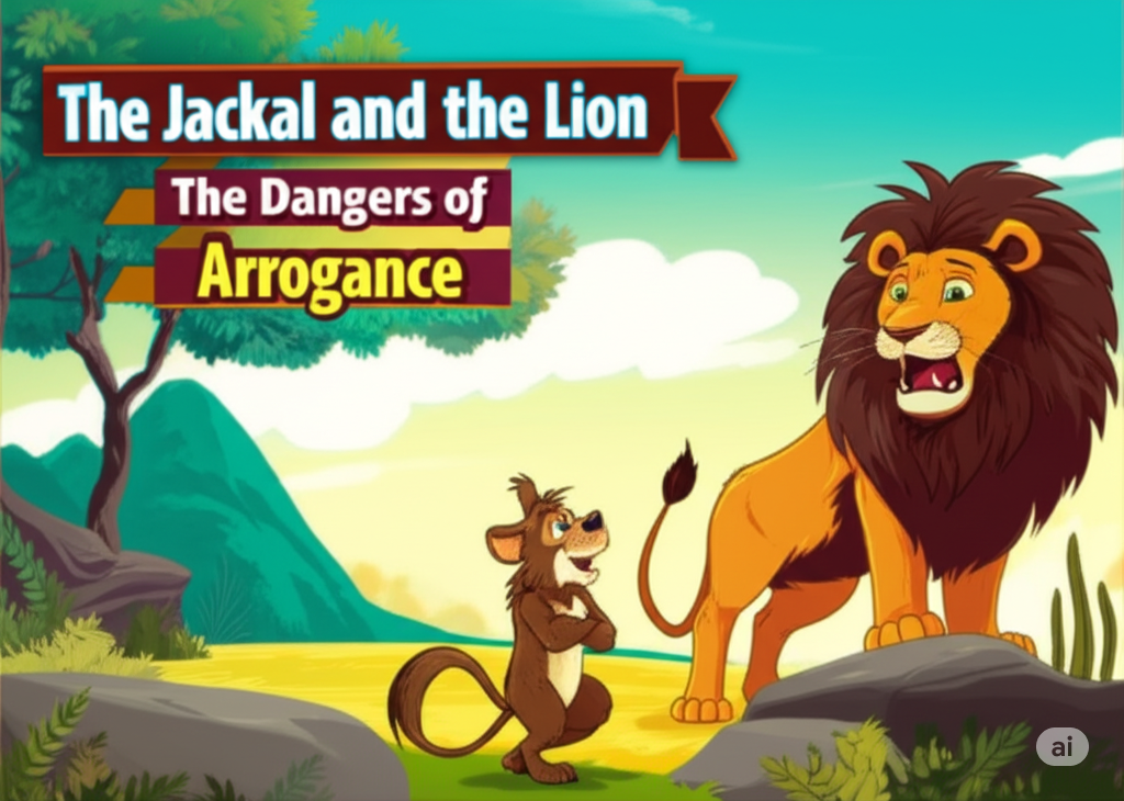 The lion and the jackal