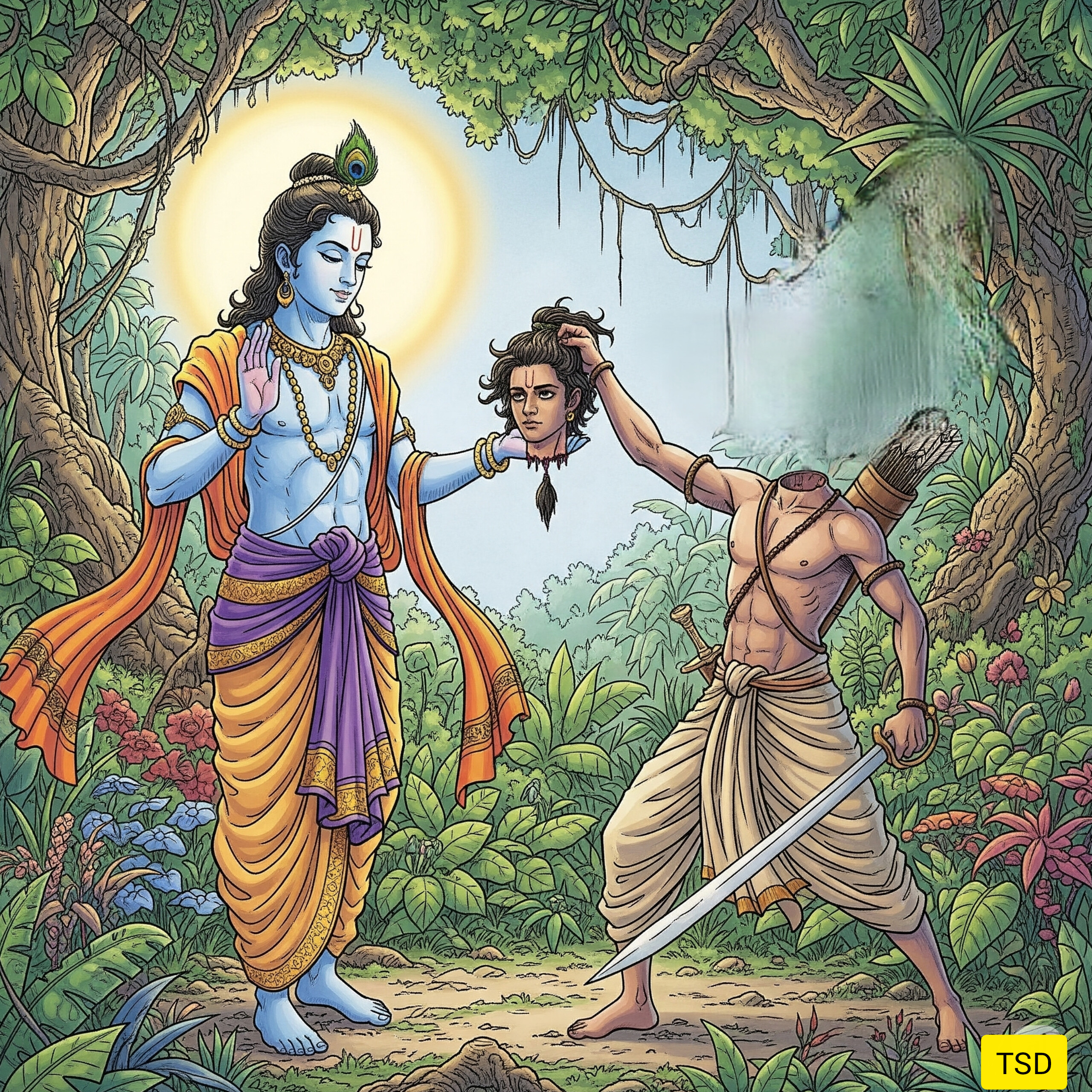 बर्बरीक और श्री कृष्ण