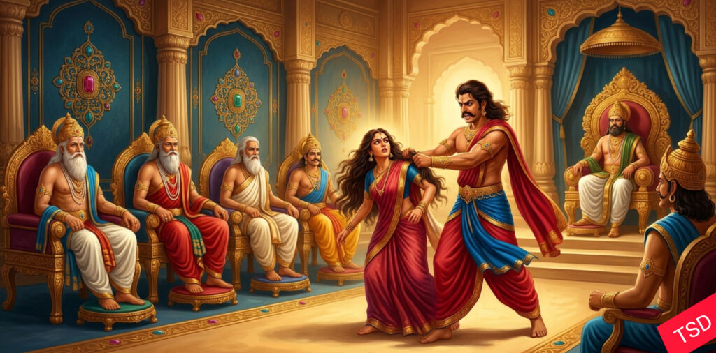 द्रौपदी का चीर हरण क्यों हुआ था दुःशासन भरी सभा अपमान