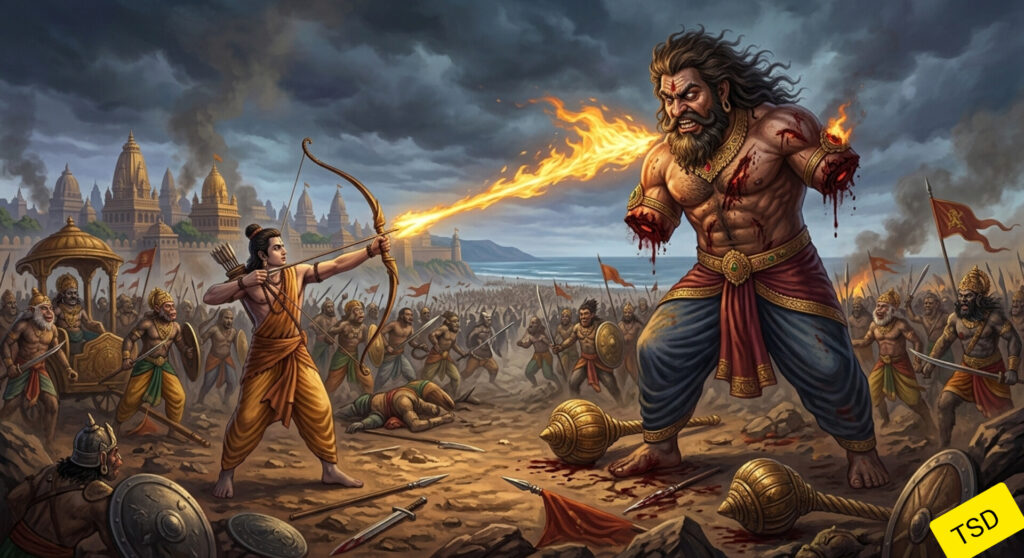 कुंभकर्ण का वध श्रीराम ने कैसे किया