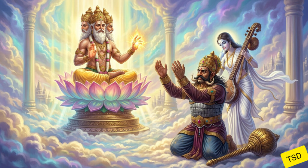 	इंद्रासन मांगते-मांगते कुंभकर्ण के मुंह से निकल गया "निद्रासन"